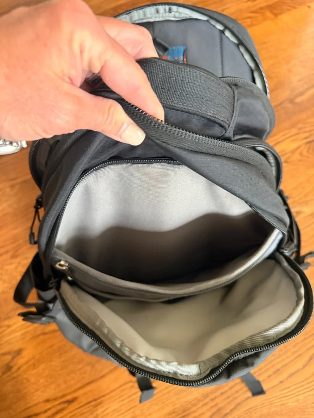 The North Face Black Backpack with Logo - Daypack